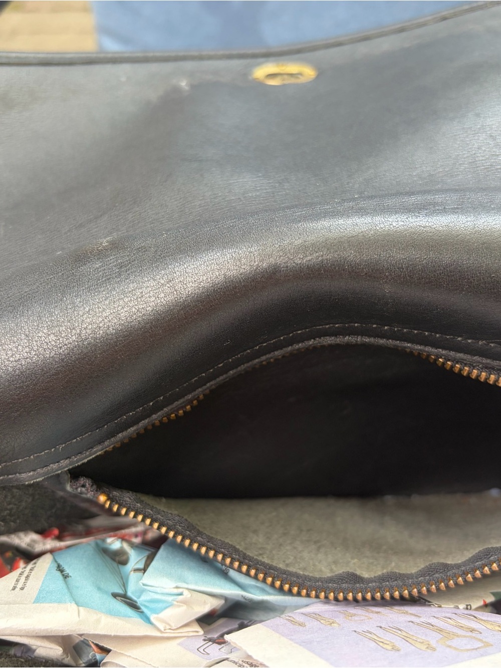 Vintage coach Lexington 5265 leather turn lock messenger briefcase - Picture 11 of 13
